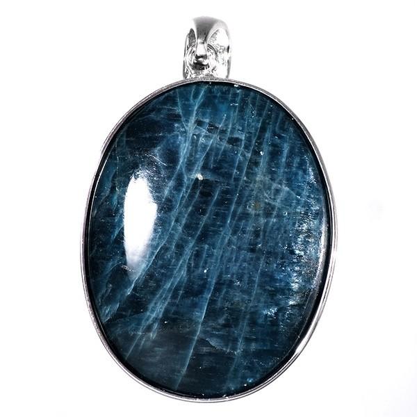 SALE!!【占い、開運】アパタイト ペンダント シルバー ペンダントヘッド オーバル 天然石 パワーストーン トップ 贈り物 ネックレストップ