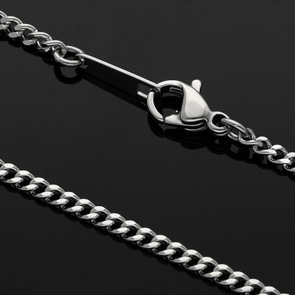 サージカルステンレスチェーン ネックレス カット喜平チェーン 幅2.2mm