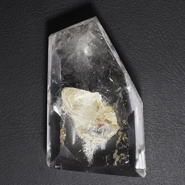 貫入水晶 磨き 鉱石 鉱物 約14.1g 天然石 パワーストーン 貫入 水晶 