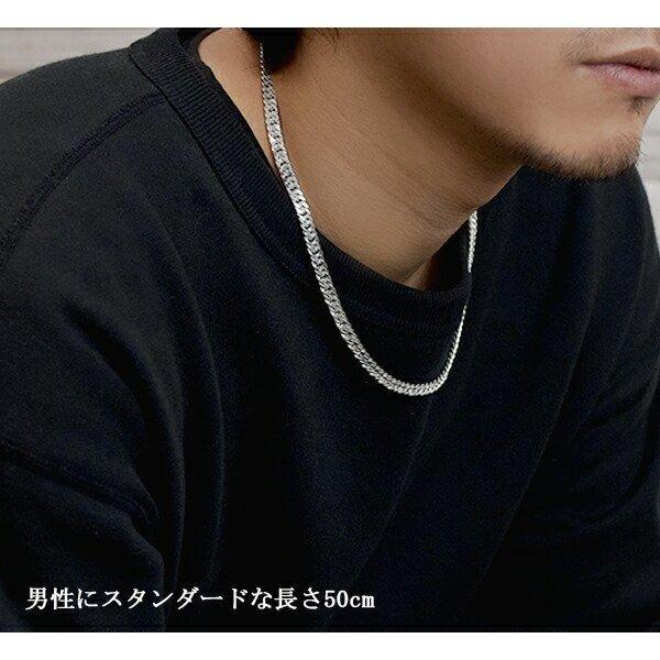 シルバーチェーン ネックレス チェーン ダブル喜平チェーン 幅6.0mm 50cm シルバー925 銀 きへい キヘイ 喜平 シルバー925チェーンの画像