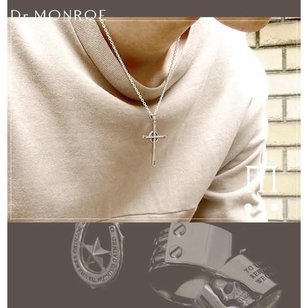 Dr.MONROE ネックレス トップ Dr MONROE ペンダントヘッド メンズ ブランド シルバー