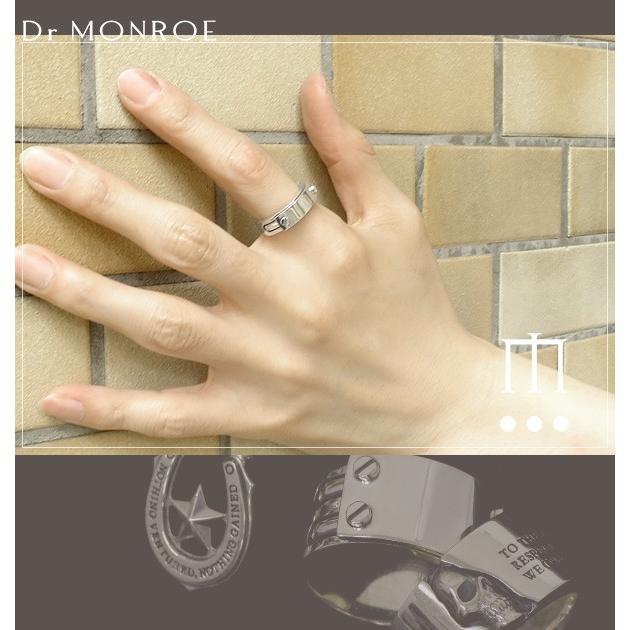 Dr MONROE リング メンズ ブランド 指輪 シルバー ビスプレート