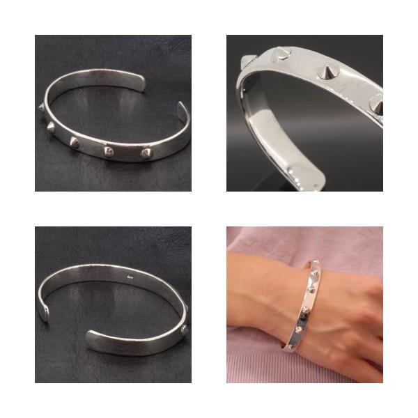 スタッズ バングル 鋲 スパイク パンク ブレスレッド 腕輪