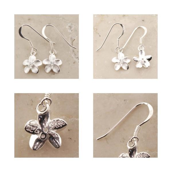 プルメリア フックピアス 2P 両耳用 ハワイアン 花 ピアス イヤリング シルバー925 銀 シルバーアクセサリー メンズ プレゼント |  | 01