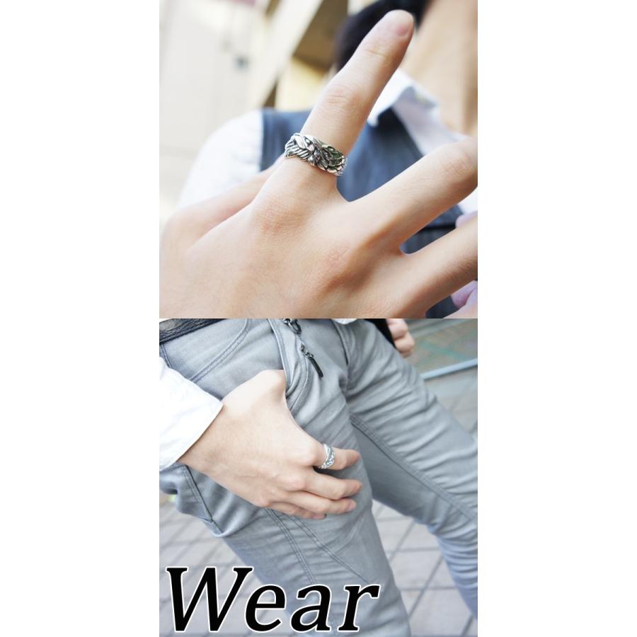 シルバーリング メンズ イーグル ウイング 15-23号 オシャレ