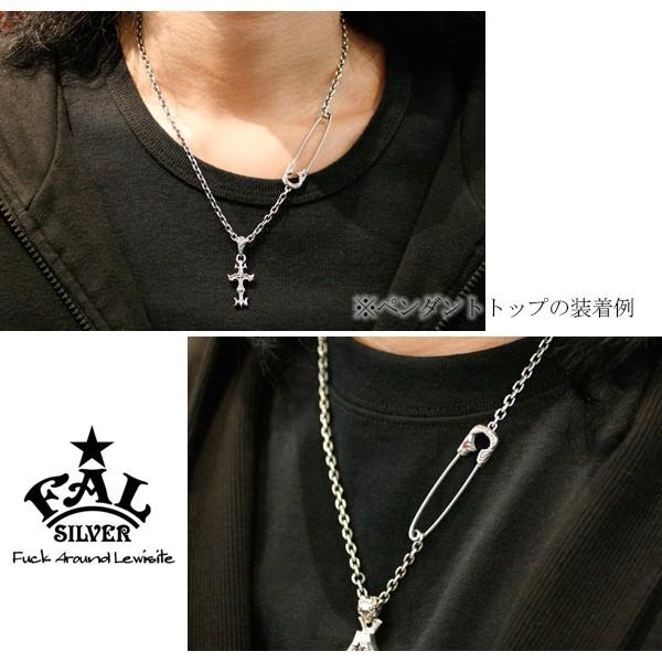FAL チェーンネックレス メンズ ブランド シルバー アラベスク 