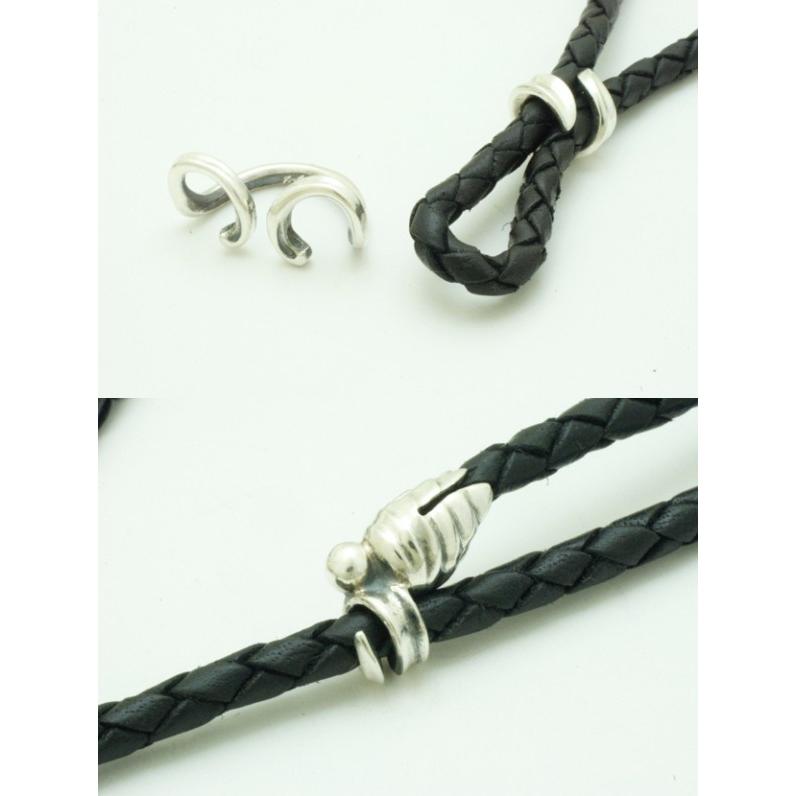 F.A.L ニードルテールフロントアーチレザーチョーカー ╋ ブランド不明トップ F.A.L ニードルテールフロントアーチレザーチョーカー