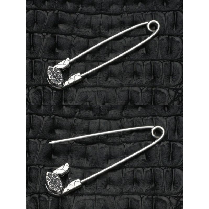 FAL ピンブローチ メンズ ブランド シルバー アンダーテイカー