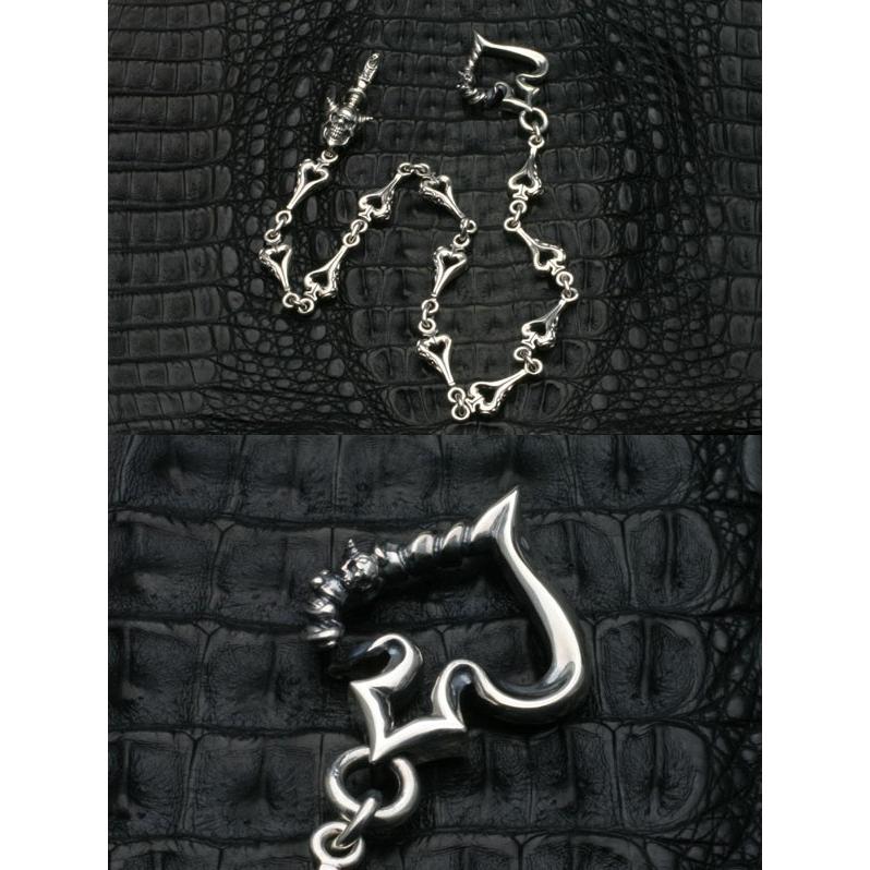 F.A.Lウォレットとウォレットチェーン FAL ウォレットチェーン メンズ ブランド シルバー グレイブオブ