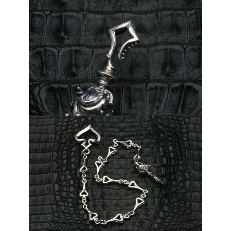 エフエーエル F.A.L FAL シルバー ウォレットチェーン インディビジュアル スペード スカル メンズ FA-WC-0012-50 FAL ウォレットチェーン メンズ ブランド シルバー インディビジュアル