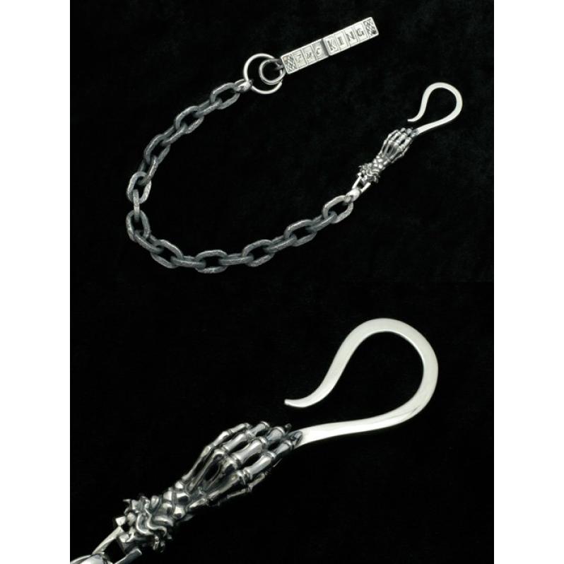 F.A.L/ウォレットチェーン/シルバー/全長68cm FAL ウォレットチェーン メンズ ブランド シルバー グレイブオブ