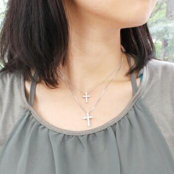 好評 ツイン シルバー レディース ネックレス 女性 プレゼント ギフト シルバーネックレス Me クロス プレゼント レディースネックレス ブランド ピンクゴールド プラチナ 2連 財布 帽子 ファッション小物 Stepsportugal Com