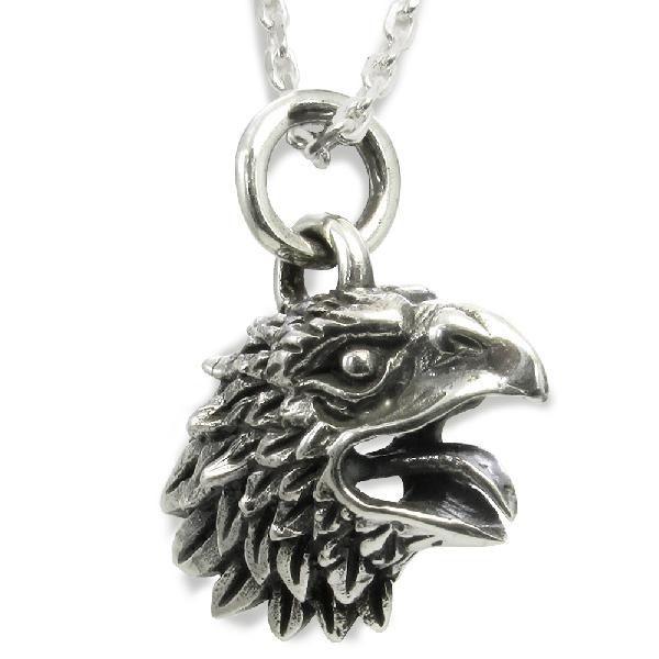 Silver925 イーグル ネックレストップ メンズ 手作り 鷲 アクセサリー ネックレストップ メンズ シルバー 鷲 イーグル ヘッド かっこいい