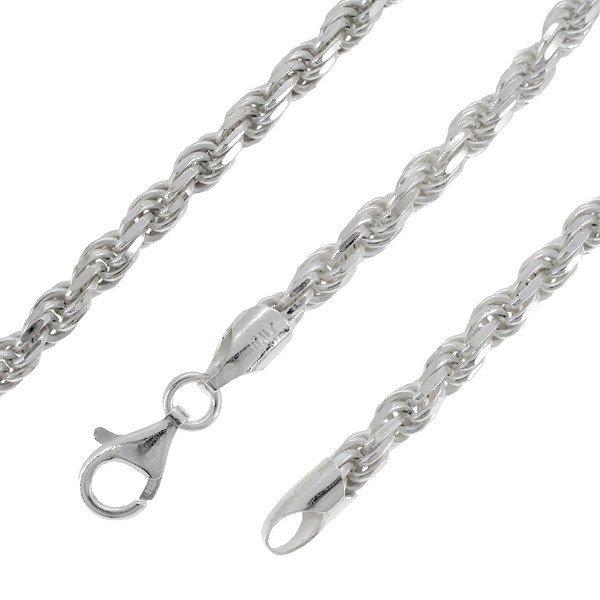 シルバーチェーン 925 ネックレスチェーンのみ カットフレンチロープ