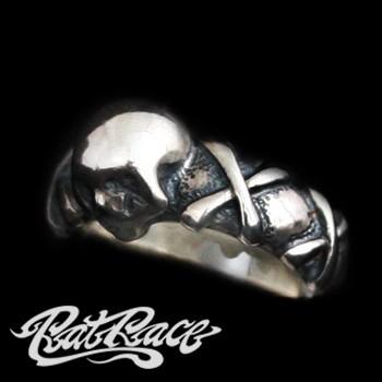 ラットレース　約16号　スカル　シルバーリング Rat Race ラットレース シルバー RatRace Give No Take Skull