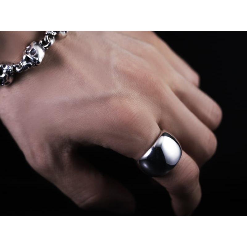RAT RACE ラットレース R.A.W ドームドリング ミディアム LOVE シルバーリング 7〜30号 リング 指輪 ドーム リボン シンプル ラブの画像