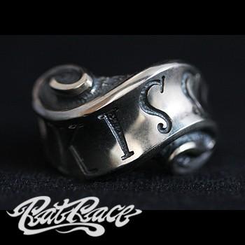 11号　RAT RACE　ラットレース　メッセージ　オン　リボン　リング　指輪 Rat Race / ラットレース Message On Ribbon Ring Give No Take