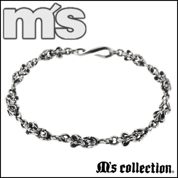 激安特価 ブレスレッド Collection Ms 腕輪 男性 おしゃれ メンズ ブレスレット エムズコレクション メンズ エムズコレクション ユリ 百合の紋章 リリー クラッドシック シルバー ブランド 財布 帽子 ファッション小物 Thunda2 Com Au