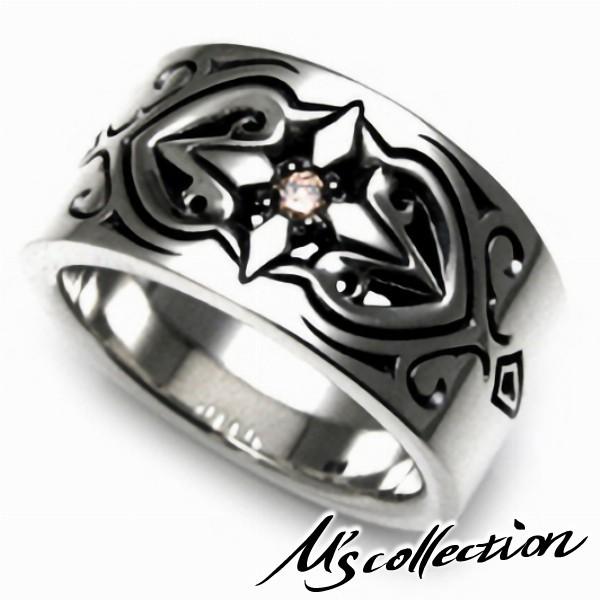 メーカー公式ショップ エムズコレクション リング 指輪 メンズ おしゃれ 男性 Ms Collection リング 指輪 メンズ ブランド シルバー ブラウンダイヤモンド エムズコレクション 財布 帽子 ファッション小物