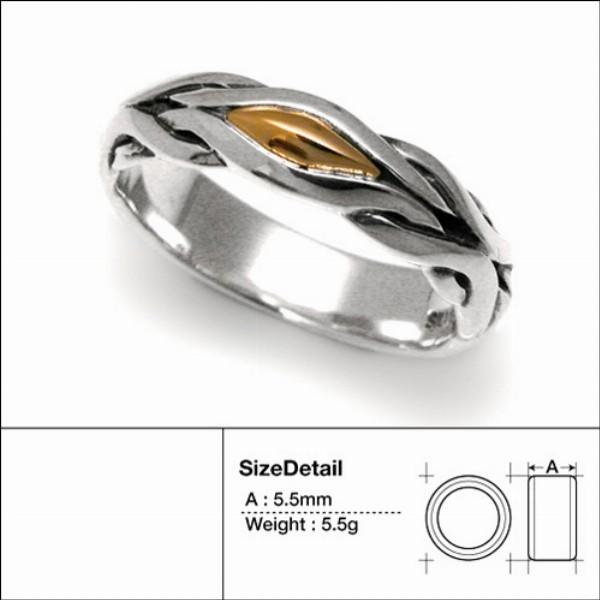 m's collection シルバーリング 18号 M'S COLLECTION Ms collection リング 指輪 メンズ ブランド