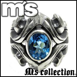 限定製作 天然石 男性 おしゃれ メンズ 指輪 リング エムズコレクション Ms エムズコレクション 15 30号 ブルートパーズ シルバー ブランド メンズ 指輪 リング Collection 財布 帽子 ファッション小物