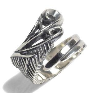 Ms collection リング 指輪 メンズ ブランド シルバー 翼 ラージレフト ウィング 10-27号 エムズコレクション