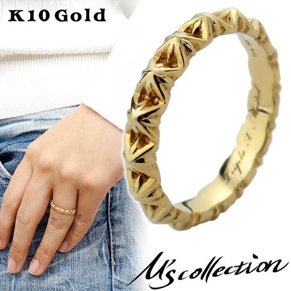 最高の品質の エムズコレクション エムズコレクション ファランジ ピンキーリング ユニセックス 指輪 リング ゴールド 10金 K10 7 13号 ゴールドリング ナロー スタッズ Collection Ms 男性 おしゃれ メンズ 指輪 リング 財布 帽子 ファッション小物 Gvcomrec Com