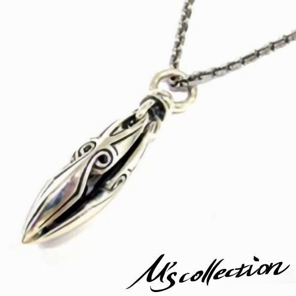 Ms collection ネックレス メンズ ブランド シルバー 天然アメジスト ケージ シルバー925 ペンダント チェーン付 エムズコレクション