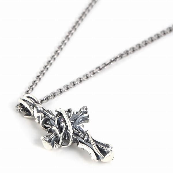 m's collection シルバー ソーン クロス ペンダント ネックレス M'S COLLECTION（エムズコレクション） Ms collection ネックレス