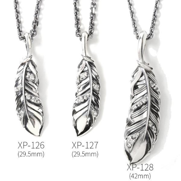 Ms collection ネックレス メンズ ブランド シルバー ダイヤモンド ミドル フェザー シルバー925 ペンダント チェーン付 エムズコレクションの画像
