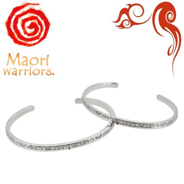 Maori Warriors バングル メンズ ブランド シルバー ペアバングル Earth Venus ルビー サファイア シルバー925 ブレスレッド マオリウォリアーズ Draindone Ie