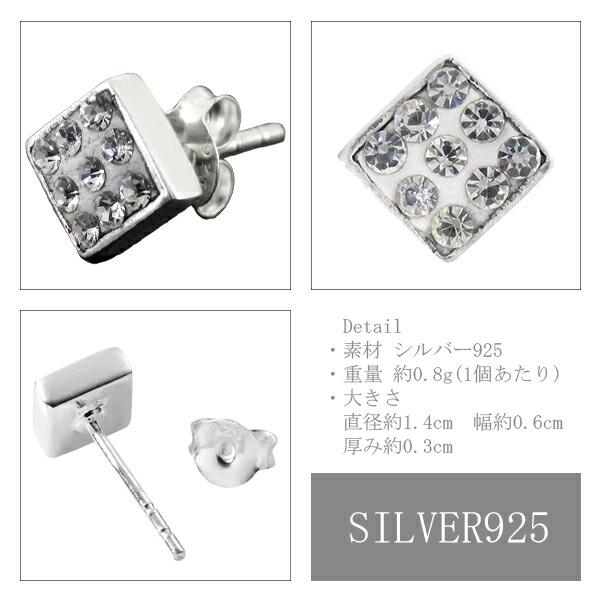 クリスタル シルバー 片耳ピアス 8月誕生石 シルバー ピアス/片耳用 | 112314351910 | 【公式】4
