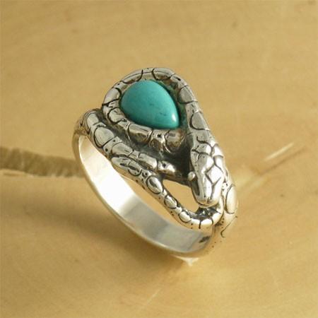 ランキング上位のプレゼント ターコイズ ターコイズリング 指輪 ブランド 7 23号 守る蛇 トルコ石 メンズ シルバーリング その他財布 帽子 ファッション小物 リングサイズ 16号 Www 11thspace Com