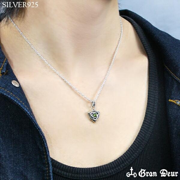 GRAN DEUR ペンダントヘッド メンズ シルバー ケルト サファイア