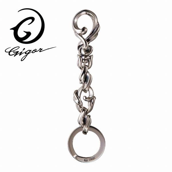 GIGOR キーチェーン メンズ ブランド シルバー ティグルキーチェーン