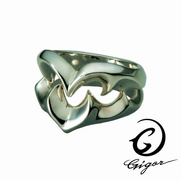 GIGOR リング メンズ ブランド 指輪 シルバー トライバルハートリング FIENAL series フィーナルシリーズ ハート ジゴロウ