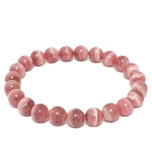 インカローズ 数珠 ブレスレッド アルゼンチン産 8.2mm 18cm 天然石