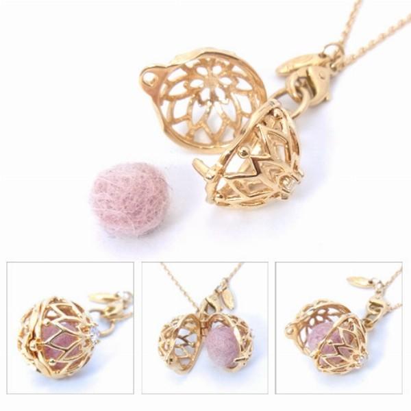 Phiten EPAULLAGE K18 ダイヤモンド 磁気ネックレス アロマ