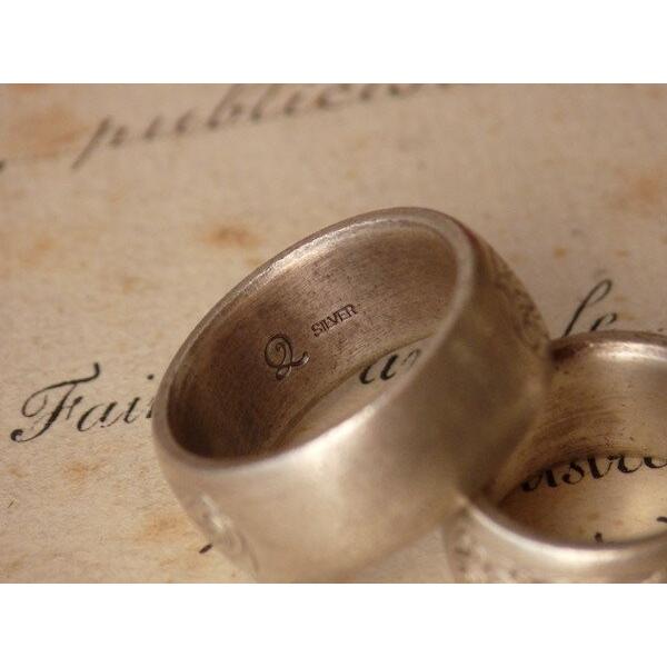 Quetzal リング メンズ ブランド 指輪 シルバー エングレイブ