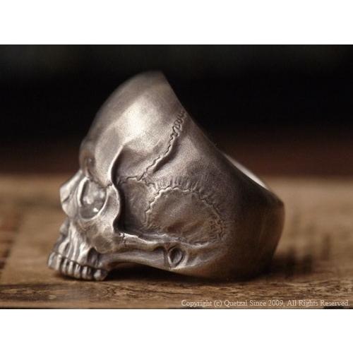 Quetzal リング メンズ ブランド 指輪 シルバー タナトスリング3 14-30号 シルバー925 ケツアール アンティーク ケツァールの画像