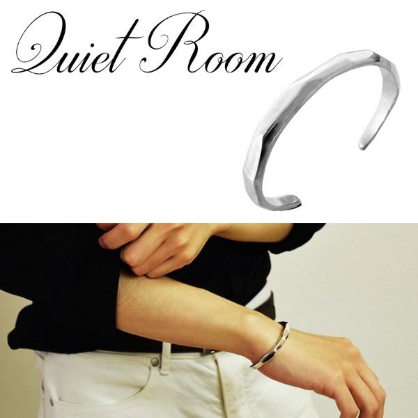 Quiet Room バングル メンズ レディース ブランド シルバー シンプル