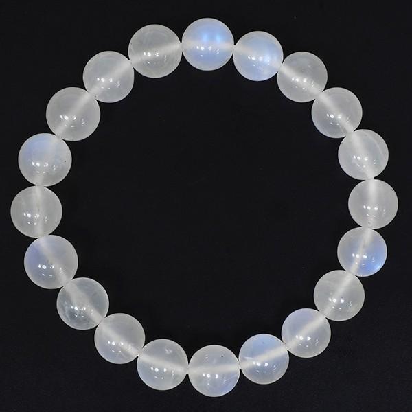 ロイヤルブルームーンストーン 数珠 ブレスレッド 2Aグレード 高品質
