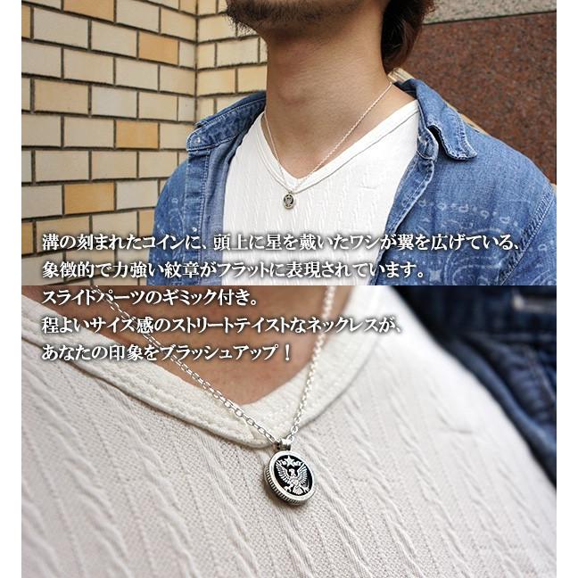 SAITAL シルバーネックレス メンズ ストリート イーグル スター