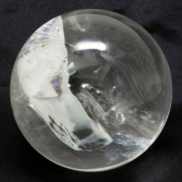 トルマリン入り　水晶　丸玉　天然石 トルマリン入り 水晶 丸玉 天然石 【公式通販】