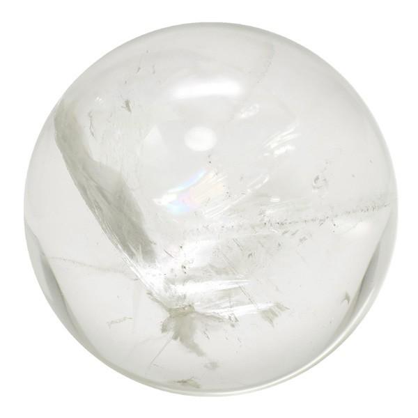 天然水晶玉 最高級 天然 虹入り水晶 丸玉 約53mm 天然石