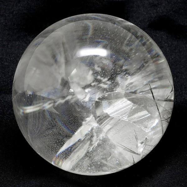 天然水晶玉 最高級 天然 貫入水晶 丸玉 約48mm 天然石 パワーストーン