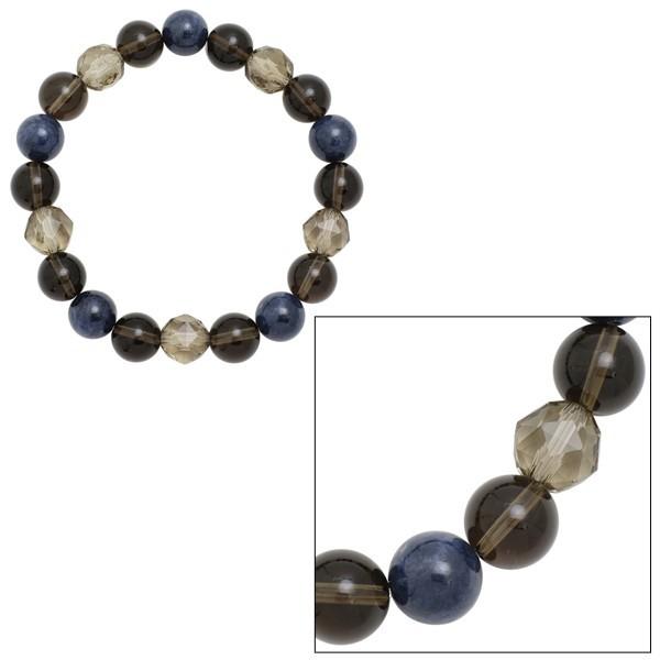 サファイア 数珠 ブレスレッド パワーストーン メンズ