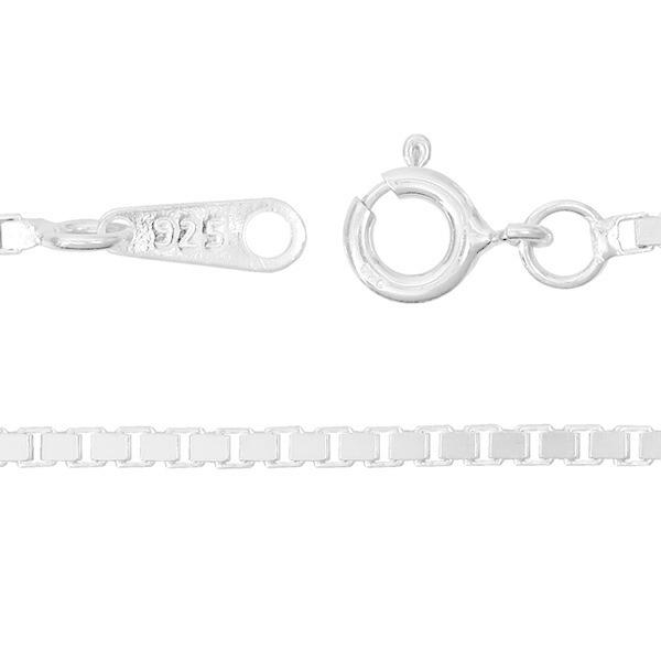 シルバーチェーン ネックレス チェーン ベネチアンチェーン 幅