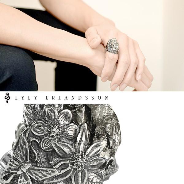LYLY ERLANDSSON リング メンズ レディース ブランド 指輪 シルバー the WINTER Platinum Leaf 7-25号 ウィンター シルバー925 リリーエルランドソンの画像