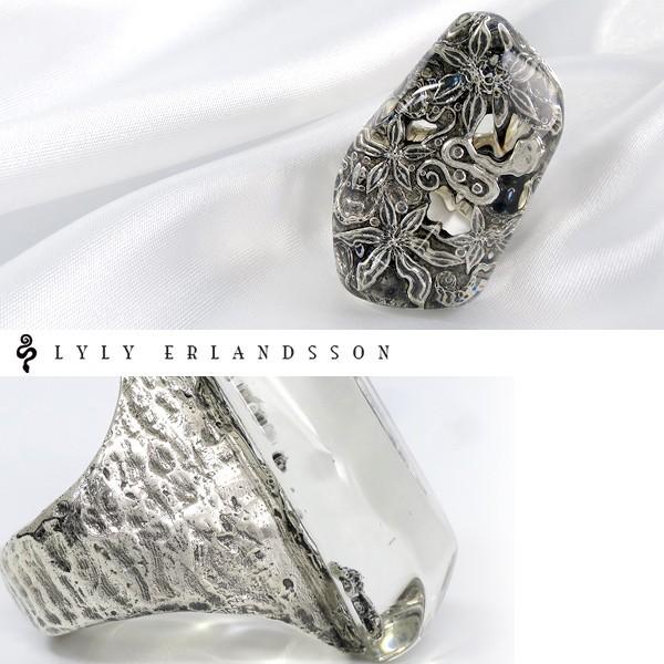 LYLY ERLANDSSON リング メンズ レディース ブランド 指輪 シルバー the SALVAGE Clear 7-25号 サルベージ シルバー925 リリーエルランドソンの画像